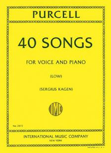 Purcell 40 Songs for Low Voice (Complete)
