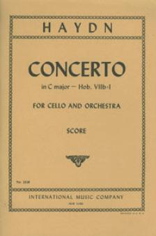 Haydn Cello Concerto in C major, Hob. VIIb: No. 1 Mini score