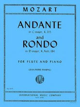 Mozart Flute Andante in C major, K. 315 & Rondo in D major K. Anh. 184