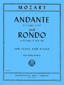 Mozart Flute Andante in C major, K. 315 & Rondo in D major K. Anh. 184