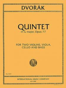 Dvorák Quintet in G major, Opus 77 (with String Bass)