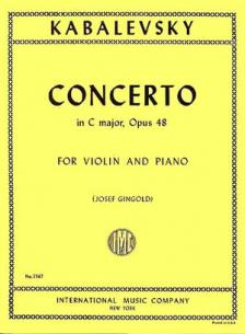 Kabalevsky Violin Concerto in C Major, Opus 48