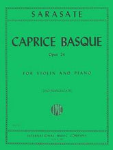 Sarasate Caprice Basque, Opus 24 for Violin