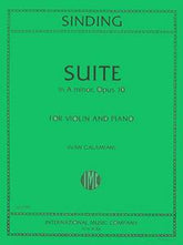 Sinding Suite in A minor, Opus 10