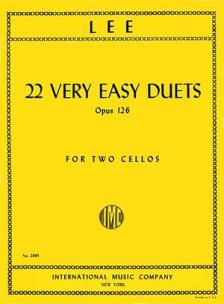 Lee 22 Very Easy Duets, Opus 126 for Cello