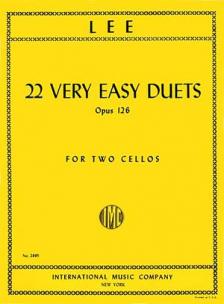 Lee 22 Very Easy Duets, Opus 126 for Cello