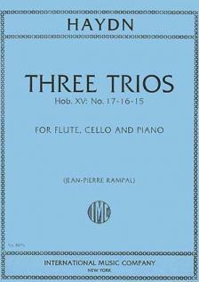 Haydn Three Trios (F,D,G) for Flute, Cello & Piano