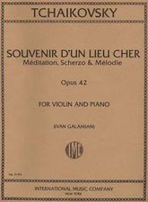 Tchaikovsky Souvenir D'Un Lieu for Violin