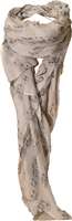 Scarf: Lightweight Fashion Scarf with Music Notes (various colors)