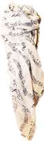 Scarf: Lightweight Fashion Scarf with Music Notes (various colors)