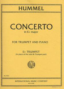 Hummel Eb Trumpet part only to the Concerto in Eb major, S. 49 (1803)