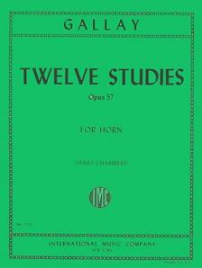 Gallay 12 Studies for 2nd Horn, Opus 57