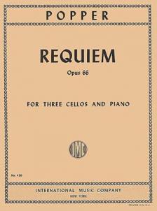 Popper Requiem, Opus 66 for Three Cellos and Piano