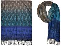 Scarf Pashmina with G-Clefs various colors