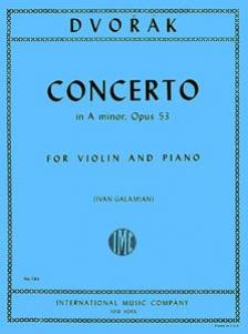 Dvořák: Violin Concerto in A minor, Opus 53
