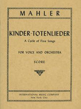 Mahler Kindertotenlieder Miniscore
