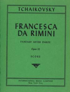 Tchaikovsky Francesca da Rimini, Opus 32 Fantasy Mini Score