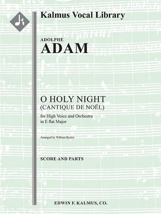 Adam O Holy Night (Cantique de Noel) Score and Parts