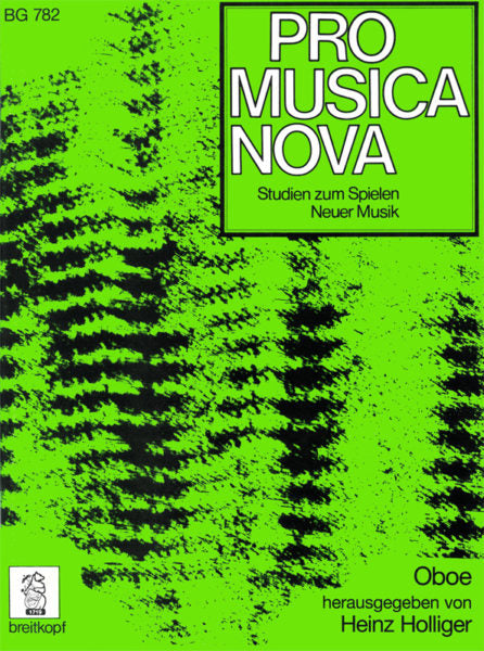 Pro Musica Nova - Studies for Playing Contemporary Music for Oboe