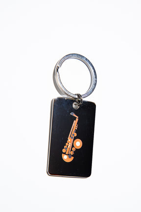 Keychain: Juilliard Icon - Saxophone FINAL SALE / CLEARANCE