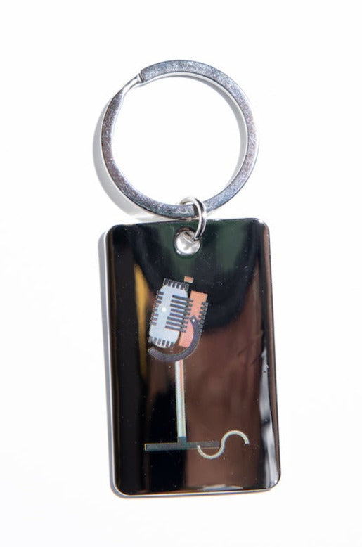 Keychain: Juilliard Icon - Microphone FINAL SALE / CLEARANCE