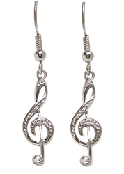 Treble Clef Earrings