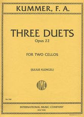 Kummer Three Duets, Opus 22 for 2 Cellos