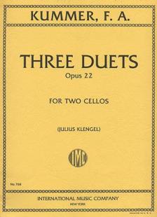 Kummer Three Duets, Opus 22 for 2 Cellos