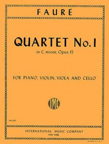 Faure Quartet No 1 in C minor Opus 15