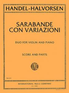 Handel-Halvorsen Violin Sarabande con Variazioni