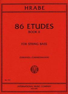 Hrabe 86 Studies: Volume 2 for String Bass