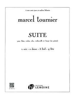 Tournier Suite Op. 34 for Flute, Violin, Viola, Cello and Harp