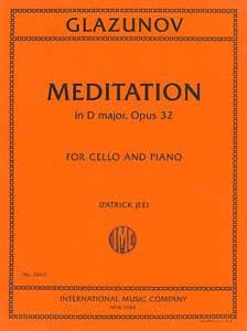 Glazunov Meditation in D major, Opus 32 for Cello