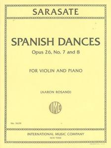 Sarasate Spanish Dances Opus 26, No. 7 & 8 for Violin