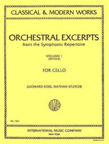 Orchestral Excerpts for Cello Volume 1