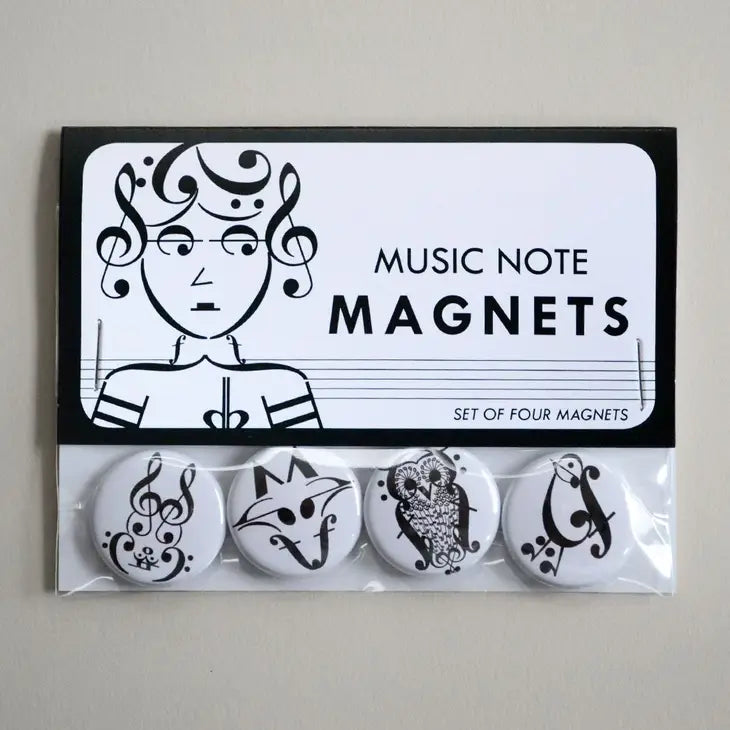 Animal Music Note Magnets
