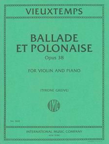 Vieuxtemps Ballade et Polonaise, Opus 38 for Violin