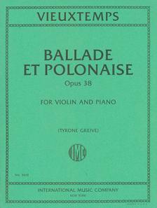 Vieuxtemps Ballade et Polonaise, Opus 38 for Violin