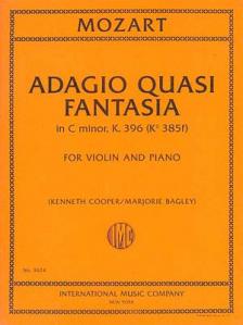 Mozart Adagio Quasi Fantasia, K. 396 for Violin