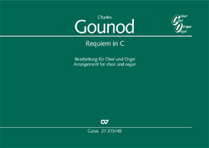 Gounod Requiem With Organ Arrangement for soli, choir and organ CG posth.