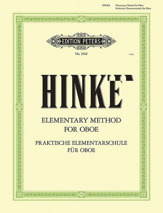 Hinke Elementary Method for Oboe