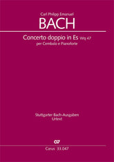 C. P. E. Bach Double Concerto for Harpsichord and Fortepiano in Eb