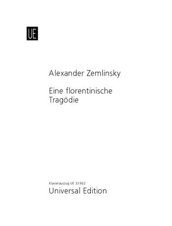 Zemlinsky A Florentine Tragedy