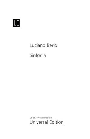 Berio Sinfonia for 8 voices (SSAATTBB) and orchestra