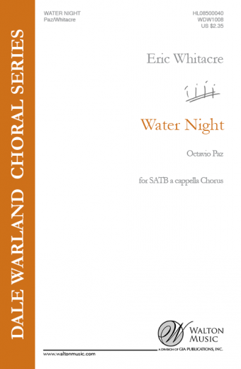 Whitacre Water Night SATB a cappella
