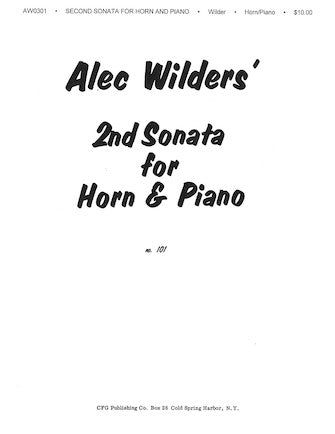 Wilder: Sonata No. 2 for Horn and Piano