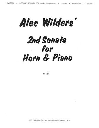 Wilder Sonata No. 2 for Horn and Piano