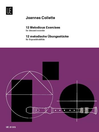 Collette 12 Melodious Exercises for descant recorder