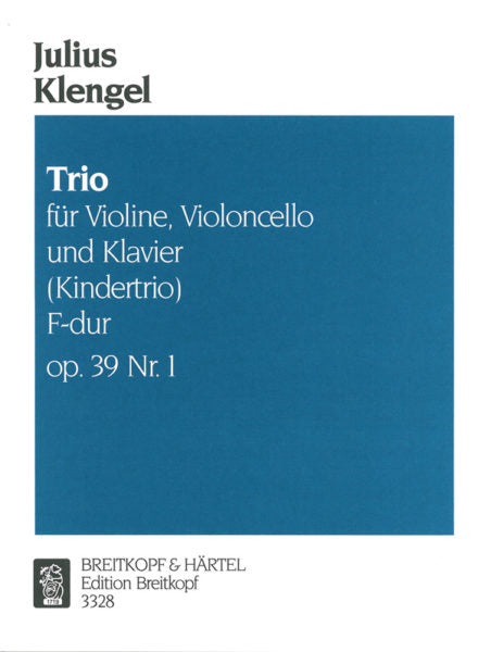 Klengel Kindertrio in F major Opus 39 No 1