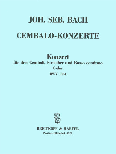 Bach Harpsichord Concerto in C major BWV 1064
